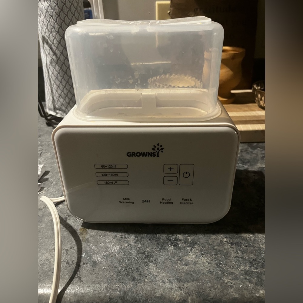 GROWNSY White Baby Bottle Warmer